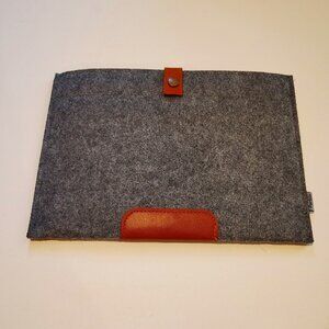 Parblo Clutch Tablet Case 10” X 7.5” Grey Felt Travel Protector Pad
